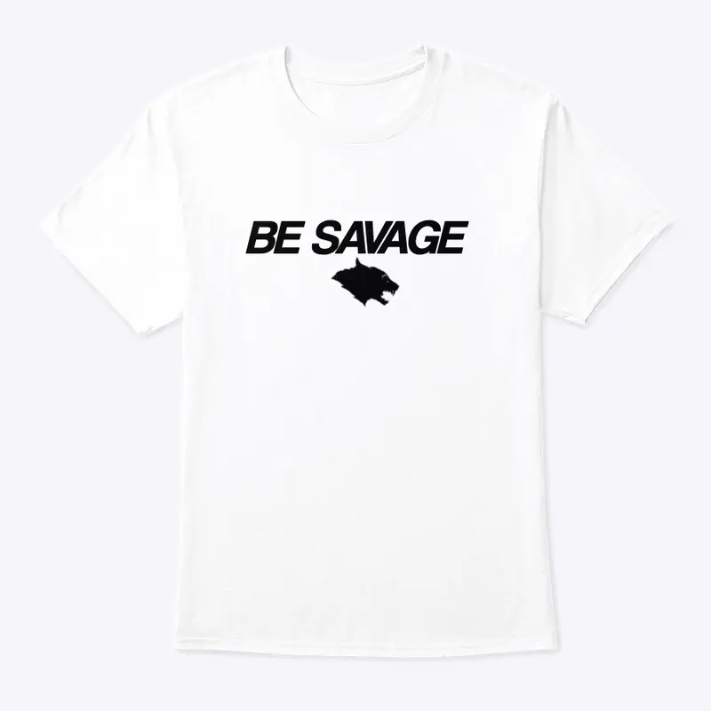 Werewolf Be Savage Dark Logo T Shirt