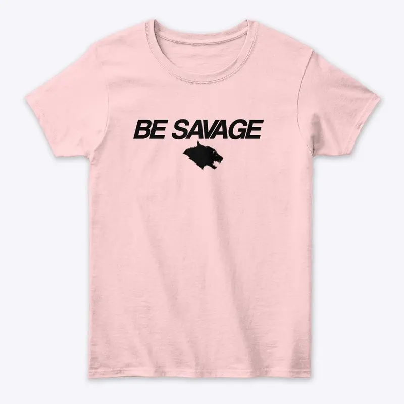 Werewolf Be Savage Dark Logo T Shirt