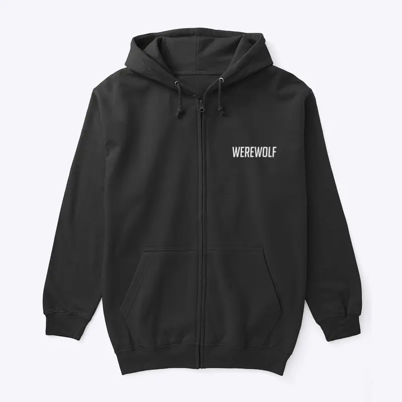 Werewolf Transform Rear Logo Zip Hoodie